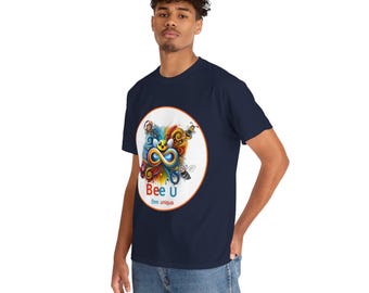 Colorful Bee U Graphic Tee | Neurodiversity Awareness, Bee Unique Design