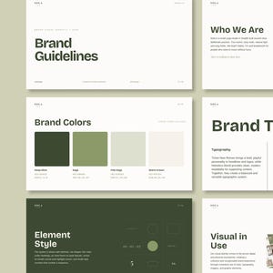 Editable Canva Brand Guidelines Template for Small Business & Wellness Brands (Digital Download)