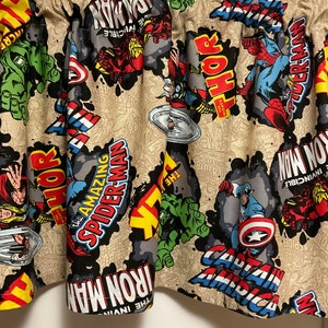 Handmade Cosmic Heroes 11 Valance 42 x 15 inches