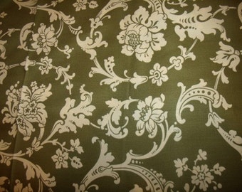 Olde World Style 11 -Green Cotton Fabric from Maywood Studio 1 yd