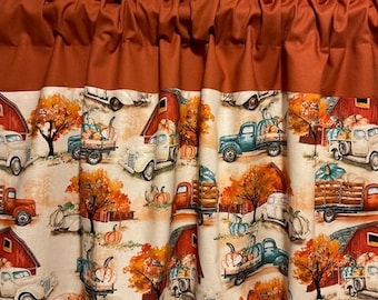 Handmade Country Farm Valance.42 x 15 inches