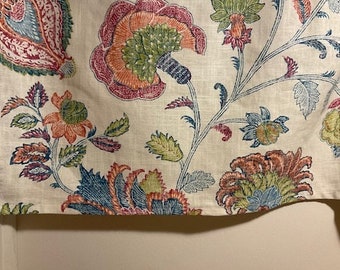 Handmade Field of Flower Valance,54 x 15 inches