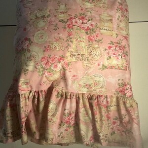 Pink Floral Shabby Chic ,pillow Case / Cover With Ruffle or Without ...