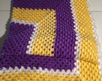 Handmade Crochet Adult Lap or Child /Baby Aghan /Blanket.Ready to Ship