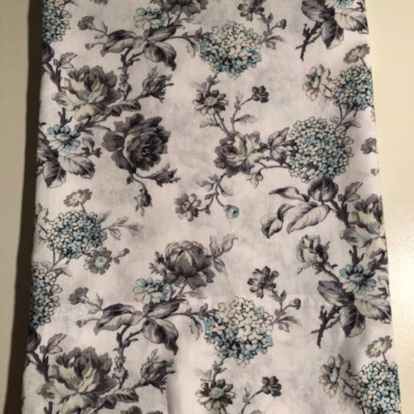 Black Floral Pillow Cover Etsy