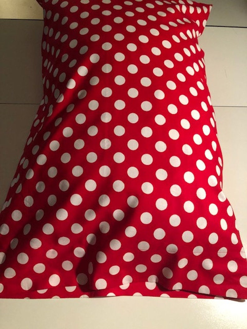 Handmade Red and White Polka Dot Pillow Case/cover Etsy