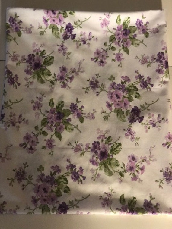 Handmade Lavender Floral Pillow Case/Cover
