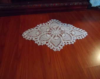 Vintage Crochet Pineapple Doily Pdf Pattern, Instant Download