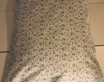 Handmade  Purple Mini  Rose Pillow Case/Cover