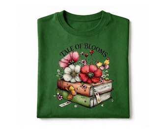 Anpassad berättelse om Blooms bokälskare-skjorta PNG-presentväska