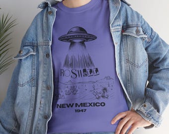 Roswell New Mexico UFO T-Shirt | Alien Saucer Graphic Tee