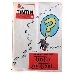 Le Journal de Tintin n° 523 – Tintin au Tibet, premier numéro octobre 1958