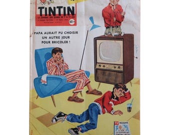 Journal de Tintin 542 March 1959, Hergé Tintin au Tibet, TV Humor Front