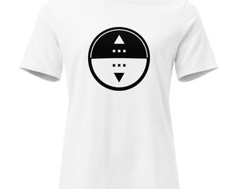 Polarity Symbol T-Shirt | Minimalist Dual Energy | Sacred Contrast Design