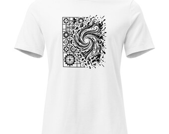 Reset Symbol T-Shirt | Minimalist Renewal Icon | Modern Rebirth Design