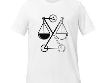 Locked Balance T-Shirt | Minimalist Stability Symbol | Modern Geometric Graphic