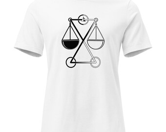 Locked Balance T-Shirt | Minimalist Stability Symbol | Modern Geometric Graphic