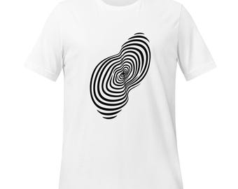 Warped Lines T-Shirt | Minimalist Distortion Design | Abstract Motion Graphic