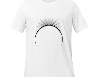Minimalist Horizon T-Shirt | Abstract Line Landscape | Modern Nature Graphic
