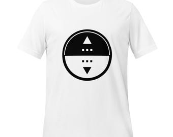 Polarity Symbol T-Shirt | Minimalist Dual Energy | Sacred Contrast Design