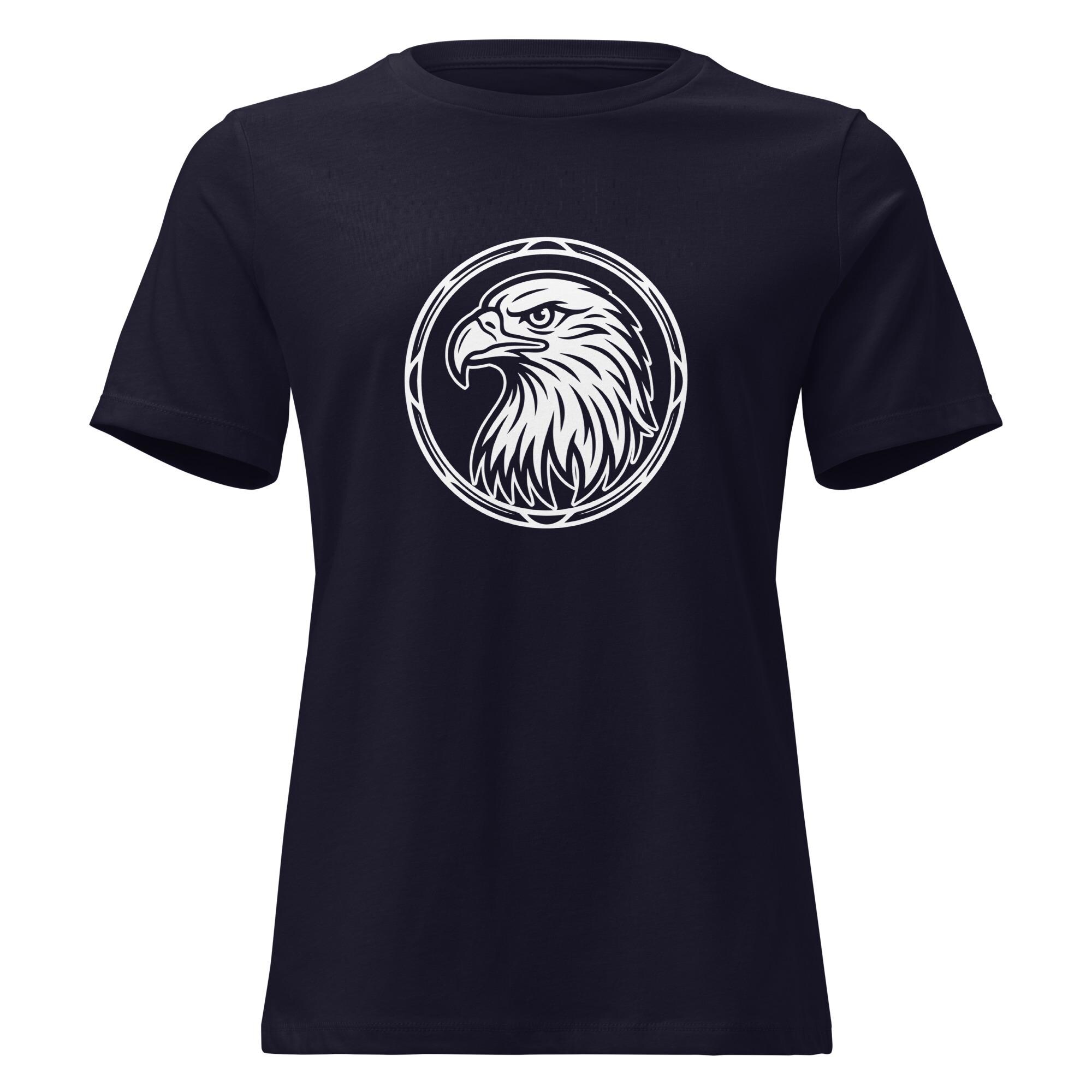 Eagle Head T-shirt, Bold Line Art, Strength Symbol - Etsy