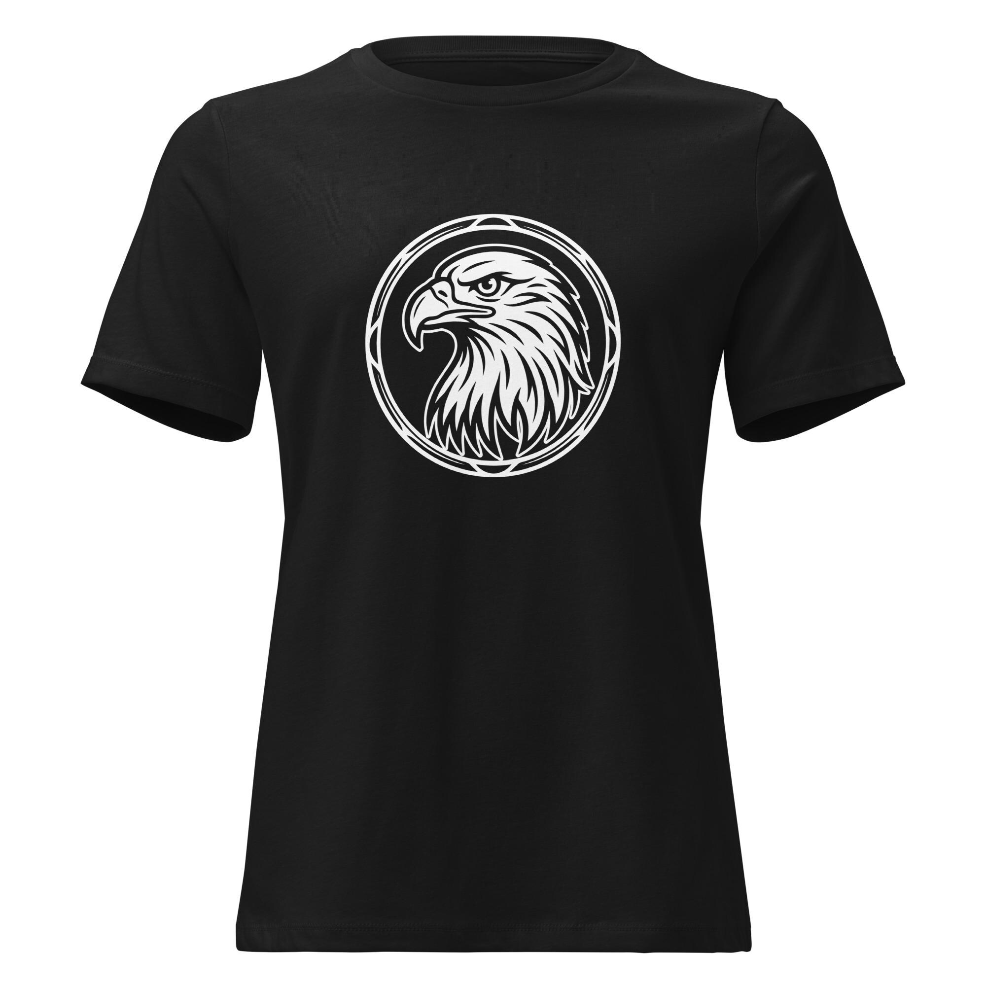 Eagle Head T-shirt, Bold Line Art, Strength Symbol - Etsy