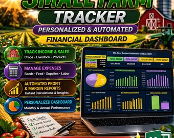 Small Farm Tracker | Personalized & Automated Financial Dashboard