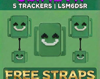 KioVR SlimeVR Ganzkörper Tracking-MetaQuest 3 /Quest 2 /Steam VR