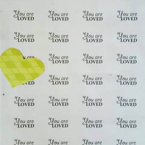 Words On Fabric Custom Labels Hand Printed Inspirational Etsy