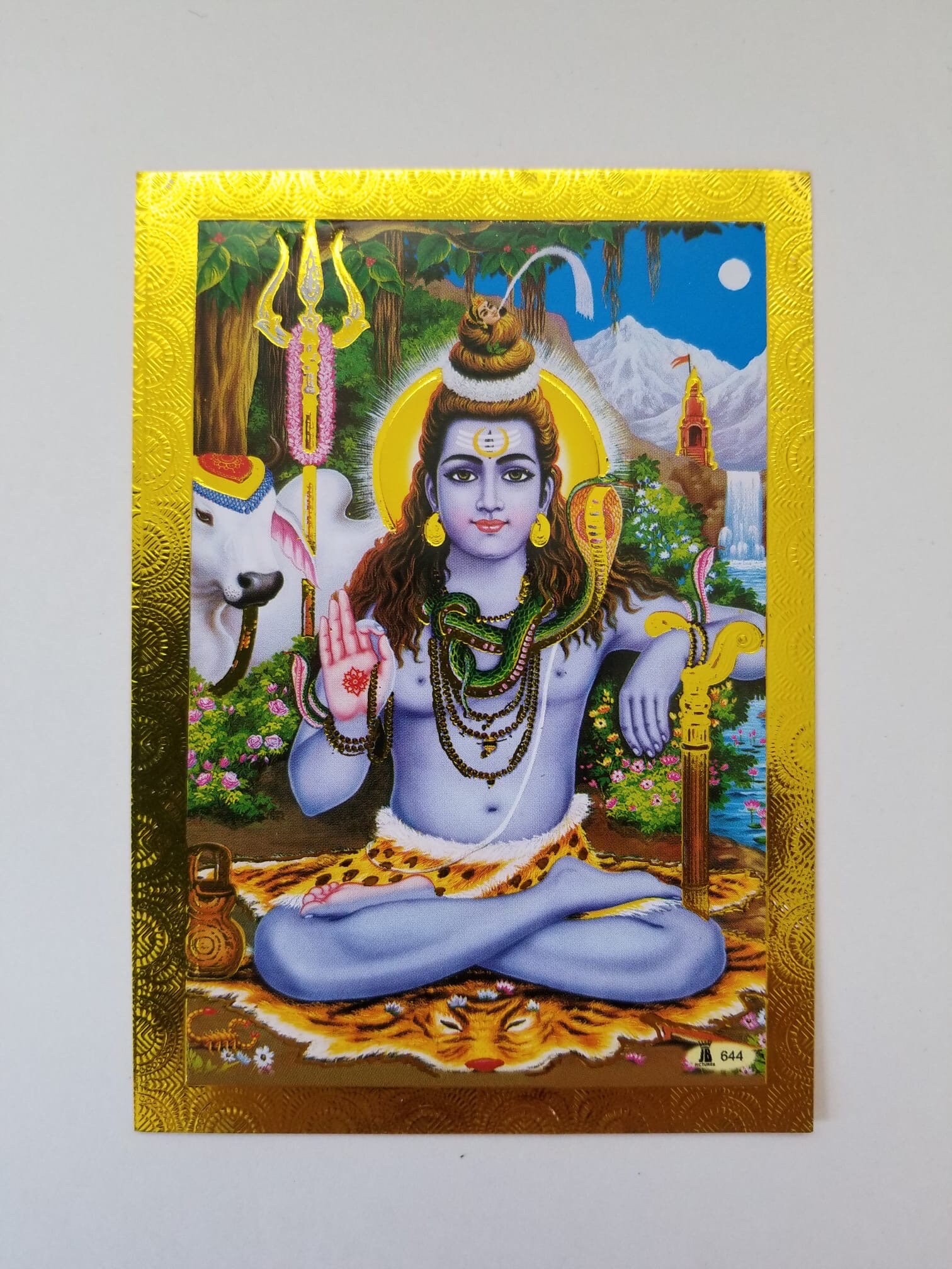 Shiv-Kali Oracle Cards  Set of 24 Beautiful Paper Printer Cards