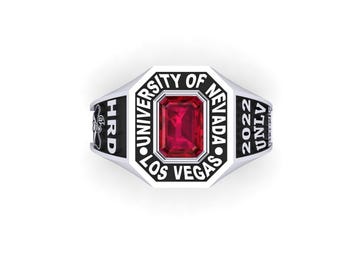 Custom Sterling Silver Class Ring | Personalized Graduation Gift