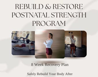 Postnatal Strength Program | 8 Week Core Recovery (PDF Download)