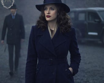 Ada Shelby Peaky Blinders-jas _ The Immortal Man geïnspireerde wollen bovenkleding | Trenchcoat in jaren 40-stijl