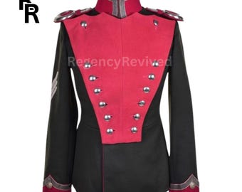 Military Band Jacket | Ceremonial Marching Uniform Coat | Gothic Parade Hussar Jacket | Statement Stage Wear