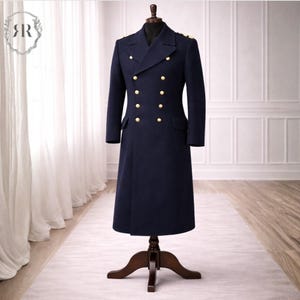 Royal Navy Greatcoat - Etsy
