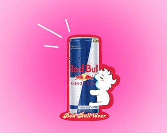 Red Bull lover sticker!