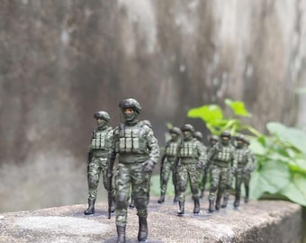 塗装済みフィギュア アメリカ海軍特殊部隊SEALs ベトナム戦争 1:35