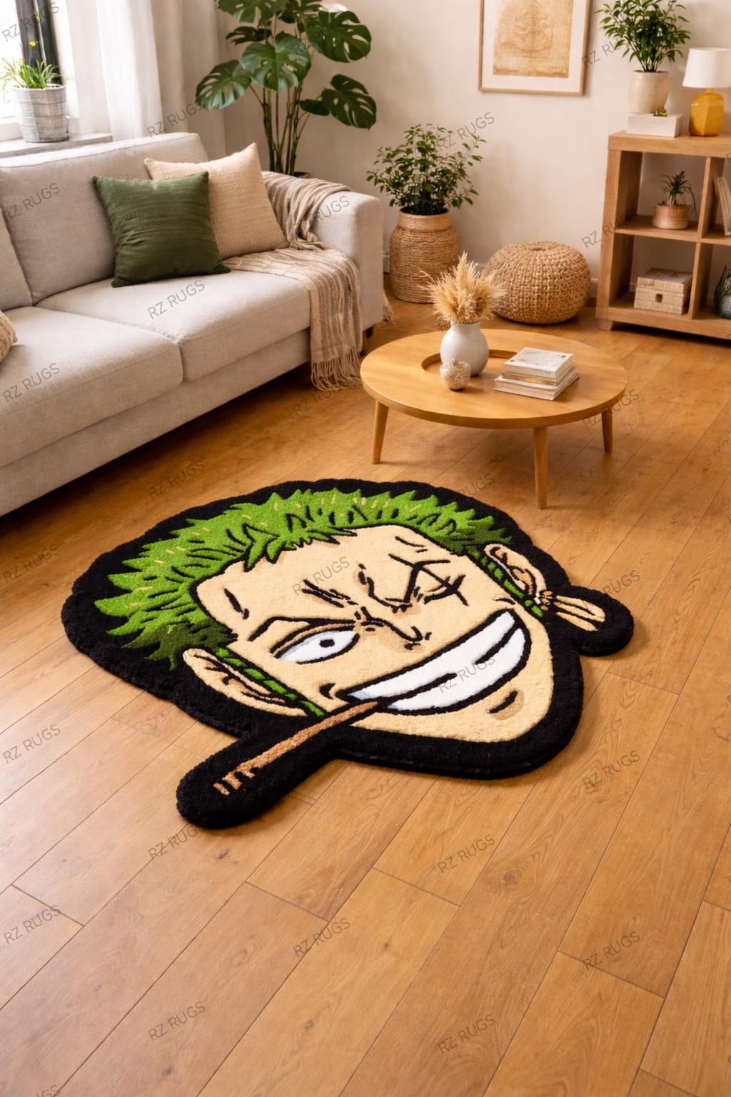 Roronoa Zoro Rug - Etsy