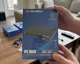 vSeeBox V6 Max Android TV Box – Latest Model | vSeeBox v6 Max - Newest Model - Fast Free Shipping - vSeeBox V6 Max Android Streaming Box