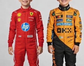 Kids/Adult Formula Racing Suit | Cordura Fabric Go-Kart Outfit |F1 Style Karting Suit |Motorsport Inspired Kids Racing Suit