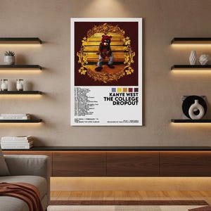 Poster albumomslag – muziekprint – decoratie herenkamer