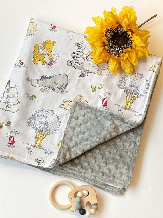 Baby Blanket Made From Winnie the Pooh Fabric Boy Girl Blanket Cotton and Minky Baby Gift tigger Piglet Eeyore 28 Personalize Etsy Canada