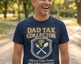 Dad Tax Collector Shirt | Dad Tax Shirt Funny Dad Gift | Humor Shirt Dad Joke Shirt |Tshirt Personalized Kids  Names| Funny Fathers Day Gift