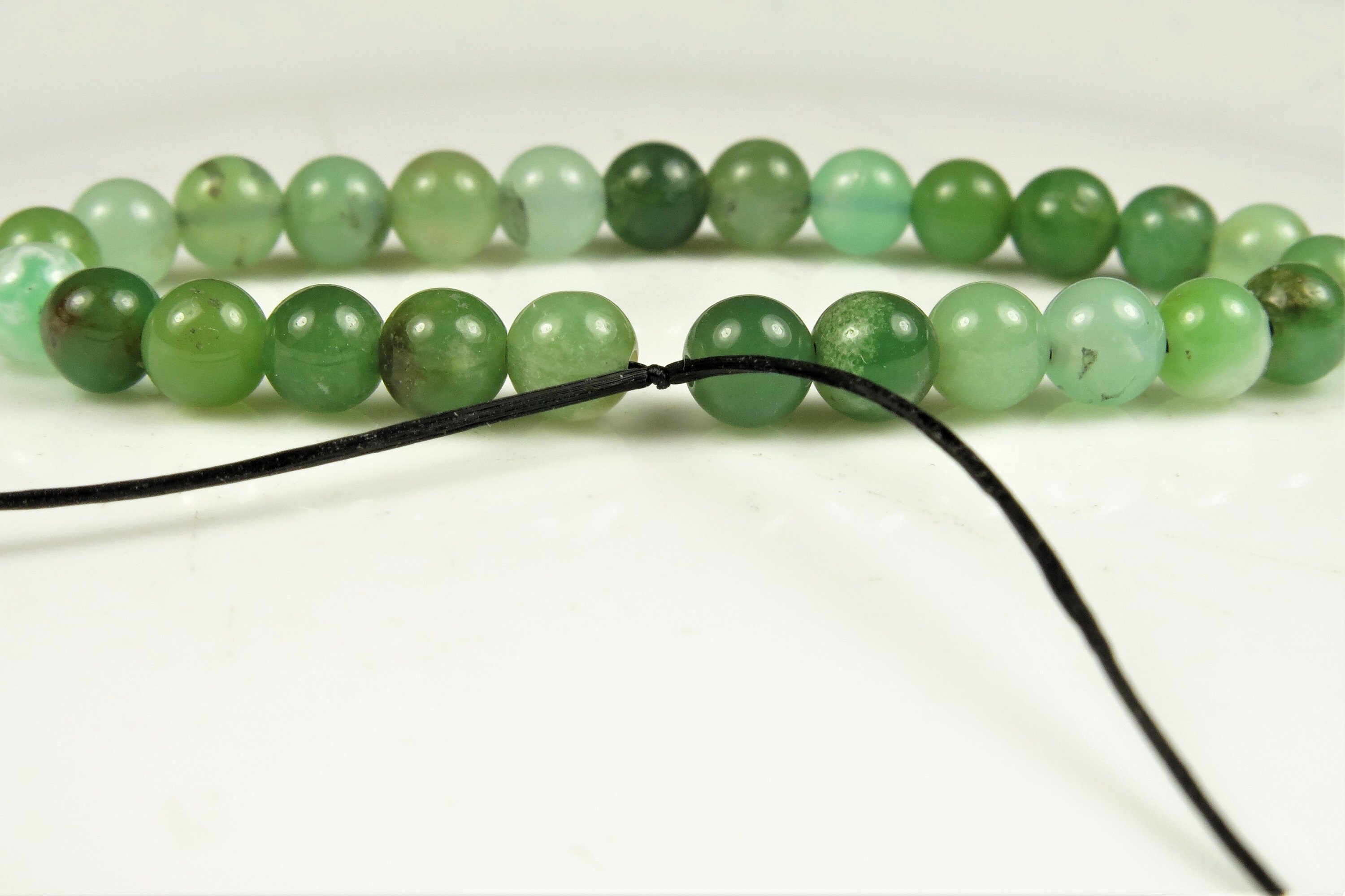 大セール（20% オフ）～ 12.99 ドル～ 美しいクリソプレーズ小丸ビーズ - 5 mm - 26 ビーズ - C5498 - Etsy 日本