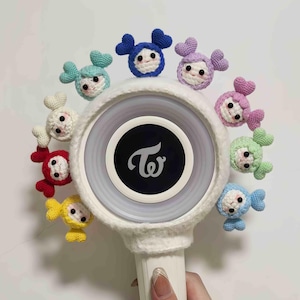 TWICE Candybong LighgStick Cover | OT9 Plushies cover, Concert Merch | Kpop Gift for Friend | Tour Merch