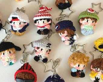 Cortis Crochet Doll Keychain | CORTIS Concert Tour | Bag Charm Gift for Kpop Fan |Amigurumi Keychain | Keonho Martin Juhoon Seonghyeon James