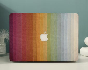 Rainbow Gradient Macbook Protective Hard Case for 2026 Neo 13 Air 15/13, Macbook Pro 16/15/14/13 Inch A3449 M5 M4 M3 M2 M1 Laptop Cover