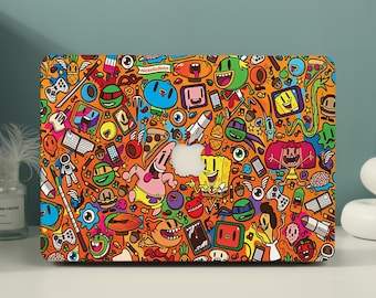 Classic Cartoon Macbook Protective Hard Case for 2026 Neo 13 Air 15/13, Macbook Pro 16/15/14/13 Inch A3449 M5 M4 M3 M2 M1 Laptop Cover