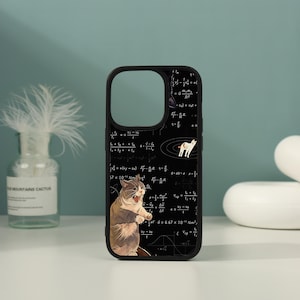 Funny Math Cat Phone Case Cover For New iPhone 17 Pro Max 17 Air 17 Pro 16/15/14/13/12 pro max 16 15 14plus 16e 12/13mini XS X XR SE