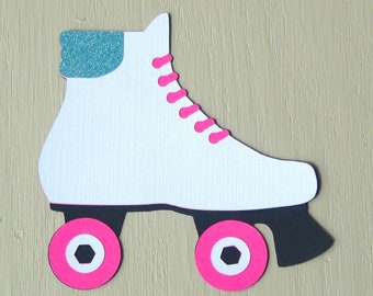 Roller Skates SVG Cut File, JPG, DXF for Cameo Silhouette, Cricut Design Space, Birthday Cut File